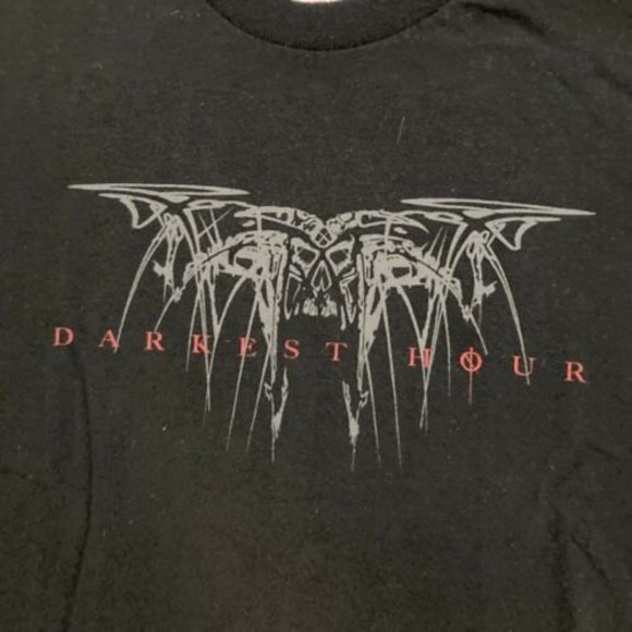 EUC 00's Darkest Hour Band T Shirt Small Metalcore Death Metal 100% Cotton YM - Picture 3 of 8